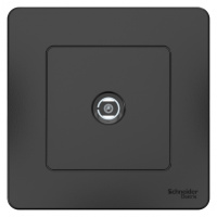 Розетка TV скрытой установки Systeme Electric Blanca Антрацит