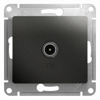 Розетка TV механизм Systeme Electric Glossa Антрацит