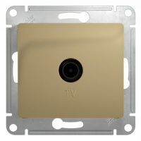 Розетка TV проходная 4dB Systeme Electric Glossa Титан