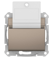 Выключатель карточный 10A Schneider Electric Sedna Титан