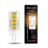 Лампа светодиодная капсульная G4 185-265В 4Вт 2700К керамика Gauss