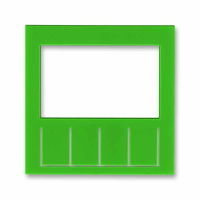 Сменная панель на накладку терморегулятора / таймера зелёный ABB Levit