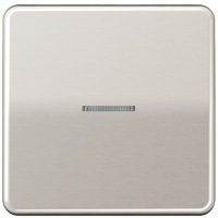 Клавиша 1-ая с линзой подсветки Jung Платина