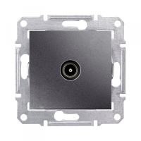 Вывод кабеля механизм Systeme Electric Glossa Антрацит