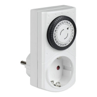 IEK РТМ-1 Розетка-таймер механ. 30мин 24ч 48on/off 16А IP20 