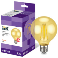 Лампа светодиодная шарообразная  G95  6Вт 230В 2700К E27  IEK