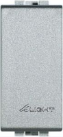 Заглушка 1 мод Bticino Living Light Алюминий