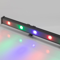 Прожектор светодиодный AR-LINE-1000XS-12Вт-24В RGB Arlight Серый
