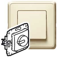 Светорегулятор поворотный 300 Вт для л/н Legrand Cariva Слоновая кость