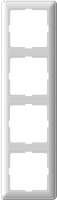 Рамка 4-постовая Wessen 59 Белый