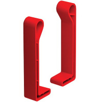 Заглушка торцевая 80мм полиэтилен комплект левая+правая красный DKC L5