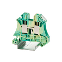 Клемма заземления, винтовой зажим, 2 точки подключения, 10 кв.мм DKC