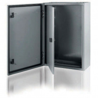 Шкаф с глухой дверью 500x400x200мм, с монтажной платой ABB SR2