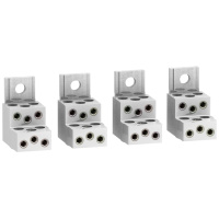 Клеммы алюминиевые шестикабелные 1,5-35мм2 250A комплект 4шт Schneider Electric Compact/VigiCompact NSX100-250