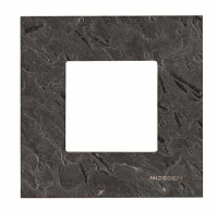 Рамка 1-постовая 2 мод ABB NIE Zenit Сланец N2271 PZ