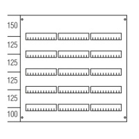 Пластрон I2986:I3024 750х750мм, 5 рядов ABB