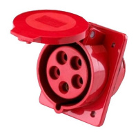 Розетка для скрытой проводки 413 2Р+РЕ 16А 220В IP4 DEKraft