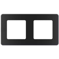Рамка декоративная универсальная, 2 поста, Legrand Inspiria Антрацит