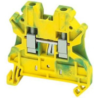 Колодка клеммная проходная винтовая 1P - 1x1 4мм / желто-зеленый Schneider Electric Linergy TR