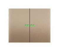 Клавиша 2-ая c линзами точечной подсветки/индикации Legrand Galea Life Титан