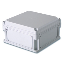 Корпус ударопрочный с фланцами с непрозрачной крышкой 125+35x400x200мм IP67 RAMbox DKC