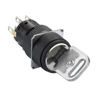 Переключатель, 16 мм, черный, 3 полож. Schneider Electric