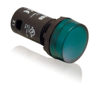 Лампа CL-515G зеленый со встроенным светодиодом 110В DC ABB 