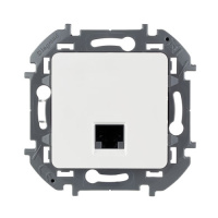 Розетка информационная RJ 45 - категория 5e - UTP IEK Inspiria Белый