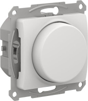 Светорегулятор (диммер) повор-нажим LED RC 315Вт механизм Schneider Electric Glossa Белый 