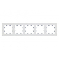 SE AtlasDesign Рамка 5-постовая Мрамор Крем Роял Nature