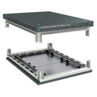 Крыша перфорированная и основание для IT корпусов CQE 800 x 1000 RAL7011 DKC