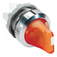 Переключатель M2SS1-21R (короткая ручка) красный 2-х позиционный с подсветкой с фиксацией ABB