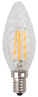 Лампа светодиодная филаментная свеча E14 170-265В 7Вт 4000К ЭРА