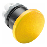 Кнопка MPM1-10Y ГРИБОК желтая без фиксации ABB