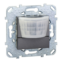 Датчик движения 2-проводной ИК 40-300W Schneider Electric Unica Top Графит