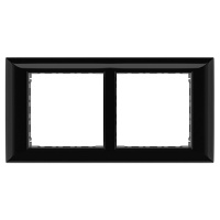 Рамка-суппорт "Avanti" для "In-liner Front", черный, 4 модуля DKC