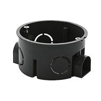 Коробка установочная приборная КМТ-010-044 со стыковочными узлами и саморезами для твердых стен 71х42мм EKF PROxima