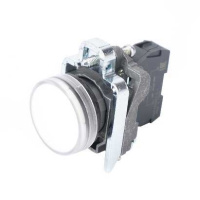 Systeme Electric Лампа сигнальная в сборе модульная 22 мм белая 230-240В АС