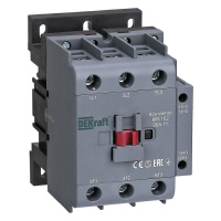 Контактор 95А 220В/230В АС3 АС4 1НО+1НЗ КМ-102 DEKraft