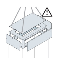 Контейнер кабельный верхний 400x400мм ABB IS2