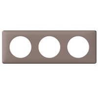 Рамка 3-постовая 2+2+2 мод Legrand Celiane Норка