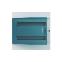 Бокс в нишу зеленая дверь 2 ряда (с клемм) ABB Mistral41 36М