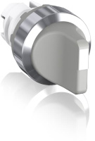 Переключатель M3SS3-20U (короткая ручка) серый 3-х позиционный без подсветки с возвратом в среднее положение ABB 