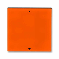 Управляющий элемент Busch-Jalousiecontrol®II с маркировкой оранжевый / дымчатый чёрный ABB Levit
