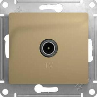 Розетка TV механизм Systeme Electric Glossa Титан