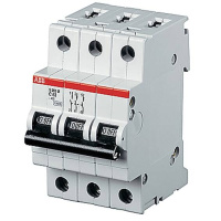 Автоматический выключатель 3P 63A (B) 15kA ABB S203P