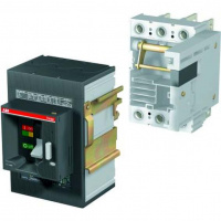 Фиксированная часть выкатного исполнения, задние вертикал.выводы 4P ABB Sace Tmax T4 W FP VR