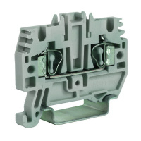 Клеммник проходной 4 кв.мм серый DKC HMM.4GR