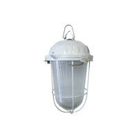 Светильник подвесной на крюк, с решеткой 172х312мм, 200W, Е27, IP52 / белый, DIY TDM НСП 02-200-022.01 У2