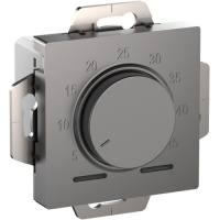 Термостат электронный теплого пола с датчиком от +5 до +45°C 10A Schneider Electric AtlasDesign Сталь